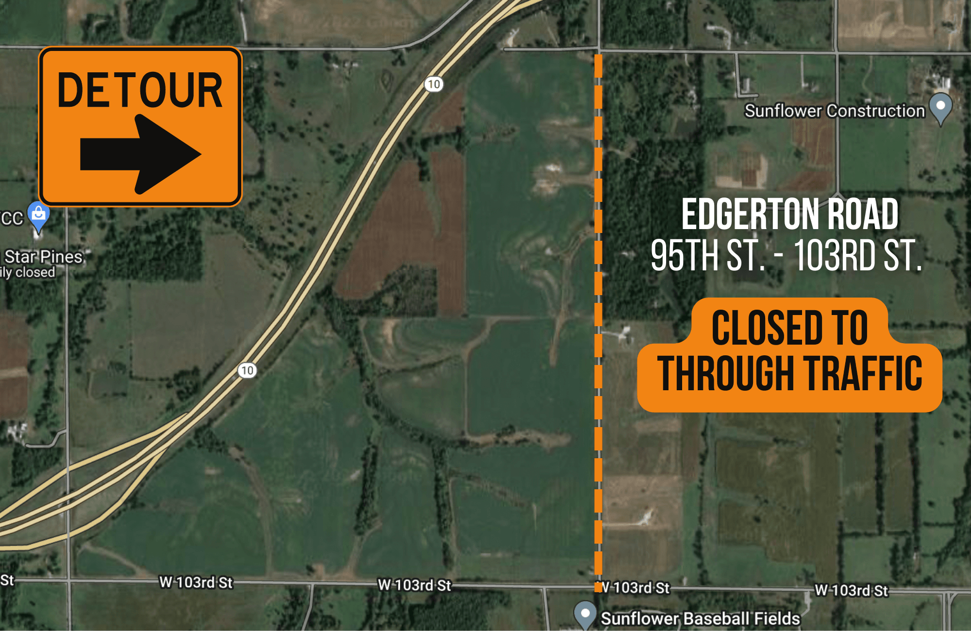 Edgerton Road Closing