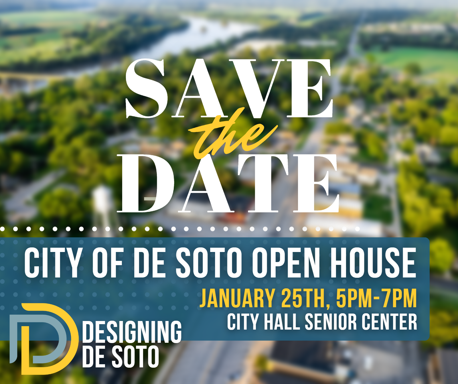 Save the Date Open House Graphic