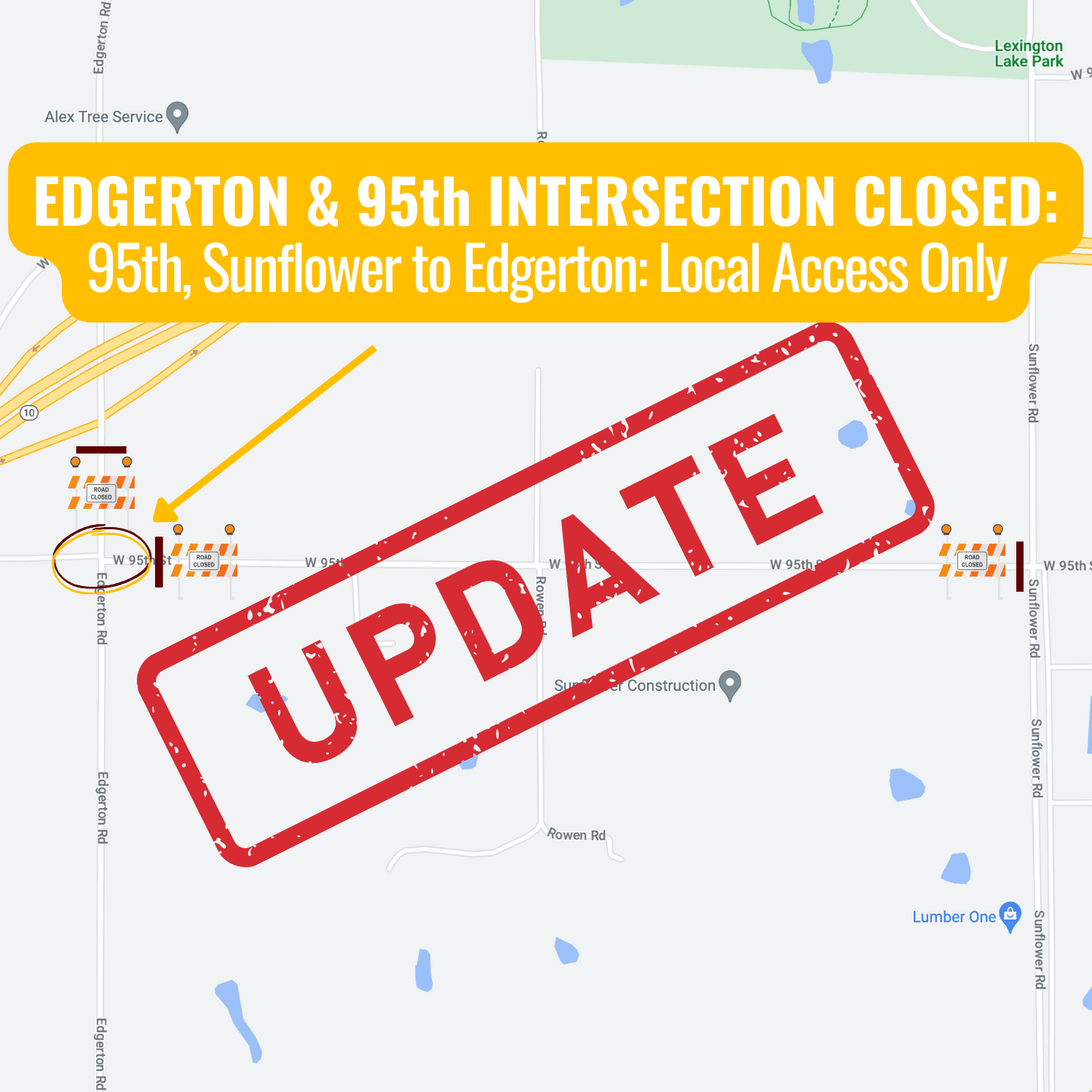 Edgerton Rd Update