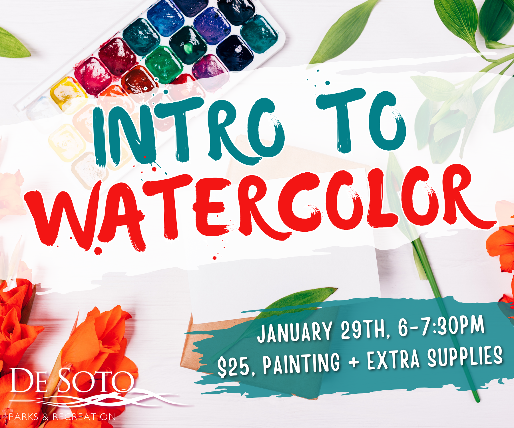 Intro to Watercolor - Paint Class