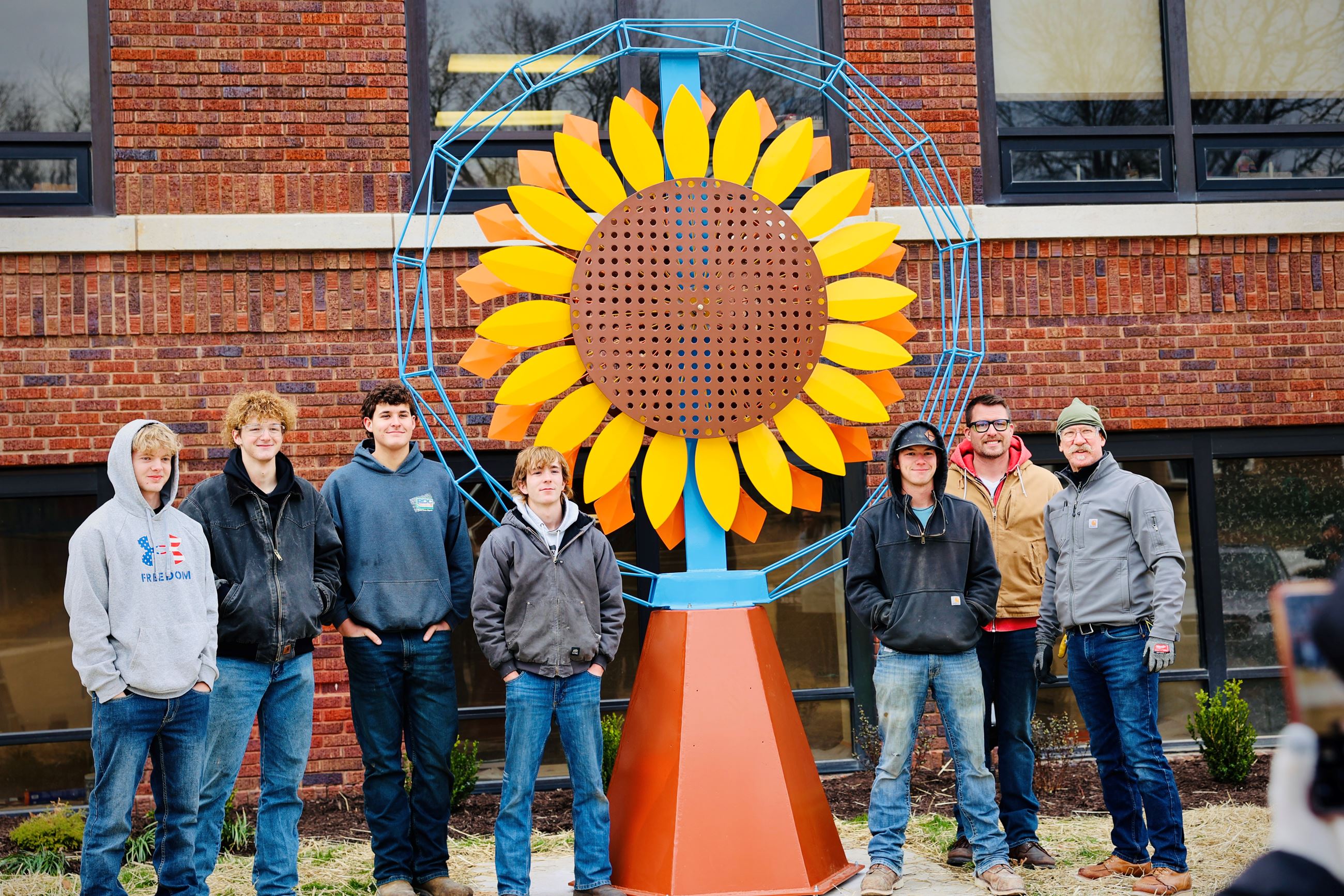 Sunflower Student Art Piece